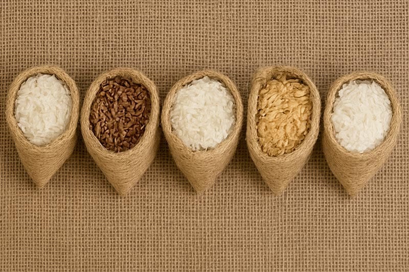 Wide Range of Export-Grade Rice Varieties